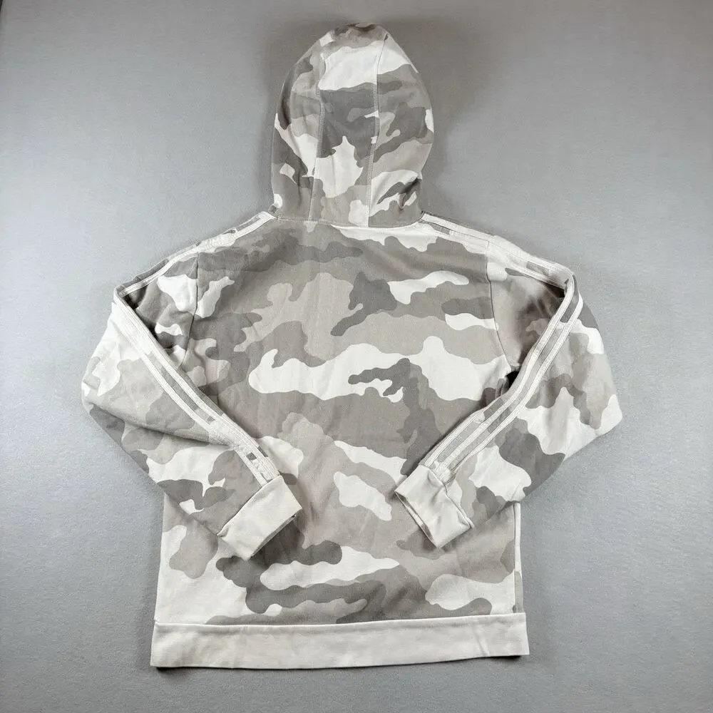 Adidas Originals Youth Large Snow Camo Crewneck Sweatshirt Pocket Back to School